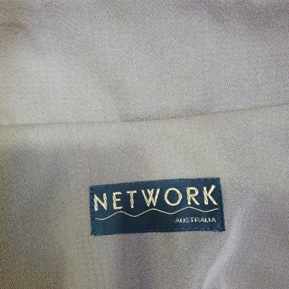 NWT Vintage womens blazer tan brown office One Button formal suit - Picture 5 of 7